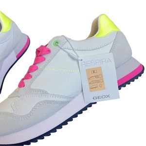 NWT Geox Respira Leather & Suede Sneakers (Doralea Trainers) | Women’s 7